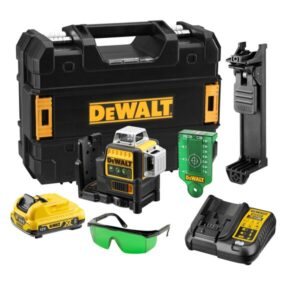 Niveau laser multilignes vert 10,8V XR + 1 batterie 2Ah + chargeur DEWALT DCE089D1G-QW
