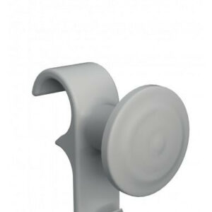 Lot de 2 patères amovibles compatible ACTIBAIN & FLO BAIN - blanc - 5x5x5 cm