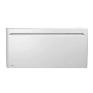 Radiateur à inertie sèche horizontal - ALLIAGE - fonte - thermostat électronique - 2000 W - Blanc