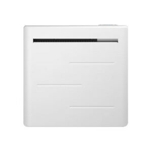Radiateur blanc à inertie céramique - AMAROC - 2000W - 91x58,5x11,2 cm - 3 programmes intégrés - détection fenêtre
