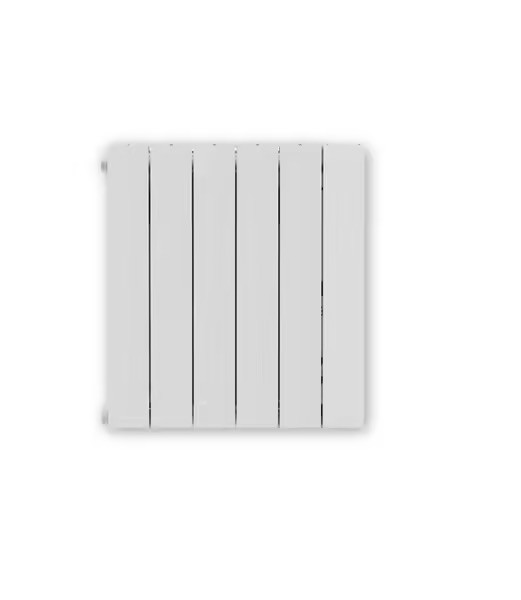 Radiateur - RADIAFLO - blanc satiné - inertie fluide - 1000W - 49x57,5x13 cm - programmable - détection fenêtre ouverte