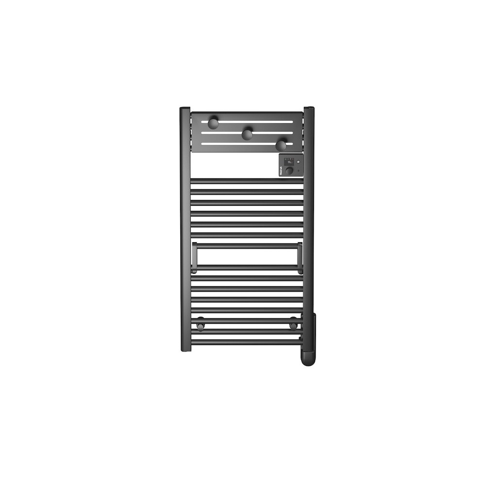 Sèche-serviettes électrique connecté - Actibain Connect noir - 500 W - 50 x 101,1 cm