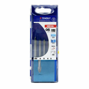 Tivoly   5 forets verre Ø 3 à 8mm