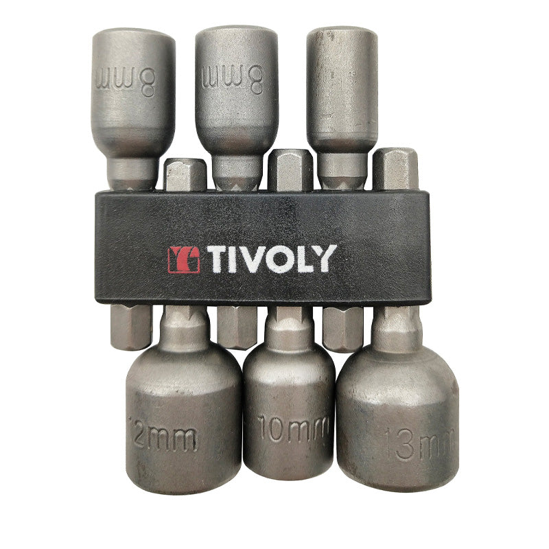 Tivoly 6 noix de serrage magnétique Ø 6 à 13 mm