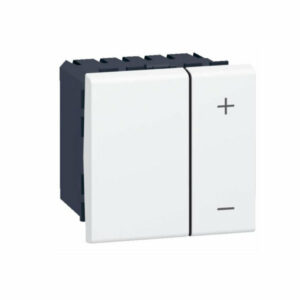 Variateur 400W toutes lampes Mosaic 2 modules blanc LEGRAND 099686