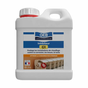 Inhibiteur G1 GEB pour protèger contre la corrosion les boues et le tartre 1L