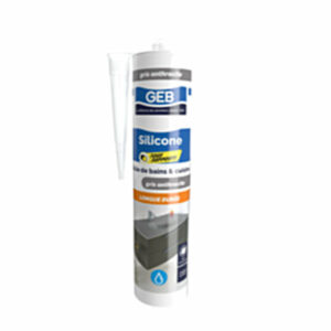 Silicone tous supports - GEB - 890713 - Gris Anthracite - Cartouche 280 ml