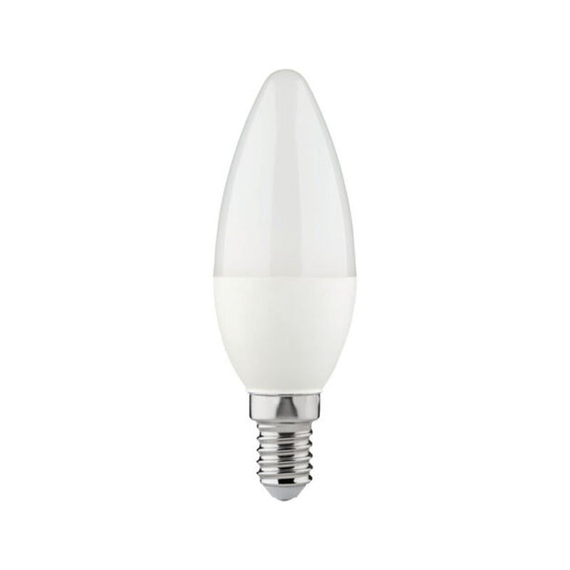 Ampoule Flamme E14 - Dépolie - Blanc chaud - 2700K - Lot de 2 - 25W