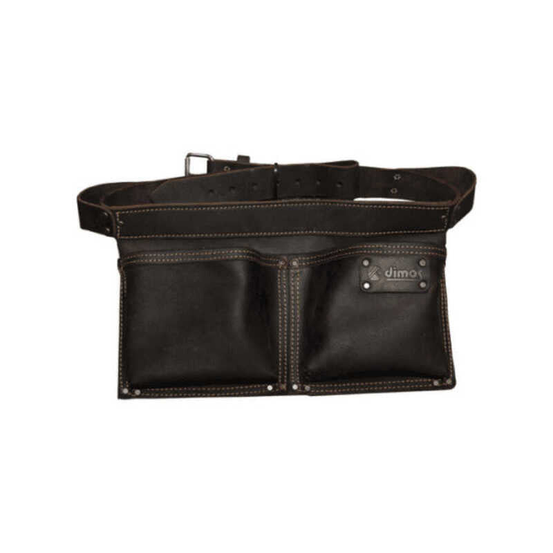 Poche à clous - DIMOS - 205735 - rectangulaire cuir avec ceinture -2 compartiments-Expert