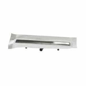Caniveau de sol à maconner MARMOX acier inox - siphon ultra plat horizontal