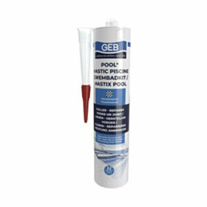 Mastic piscine qualité pro - GEB - 590911 - Transparent - Cartouche 290 ml