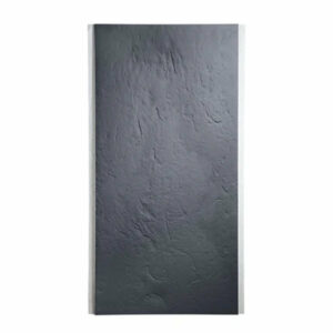Panneau d'habillage mural MARMOX résine imitation ardoise couleur gris ardoise