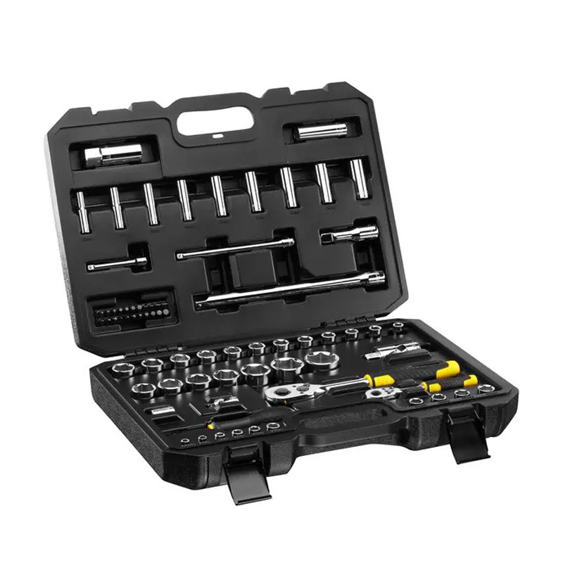 Coffret de douilles ¼’’ + ½’’ - STANLEY - STMT82831- jeu de 72pcs