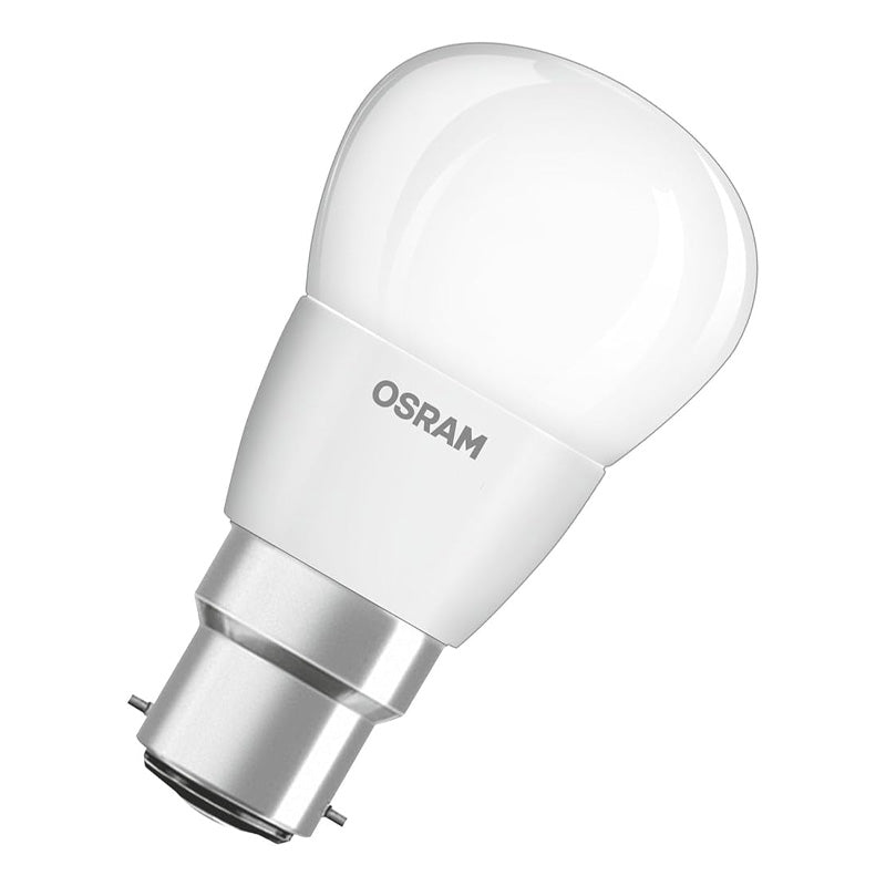 Ampoule LED Sphérique verre dépoli variable 6W=40 B22 chaud