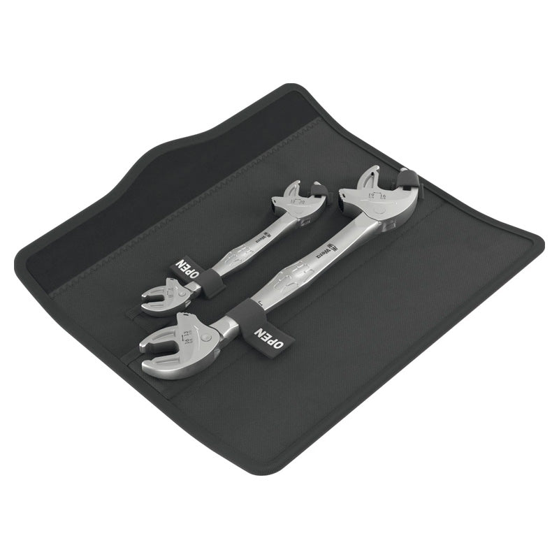 Jeu de 2 clés auto ajustables 6006 Joker 2 Set 1 Clés double fourche, 2 pièces - WERA - 05020340001