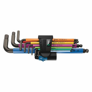 Jeu de clés allen 6 pans  950/9 Hex-Plus Multicolour HF 1, 9 pièces - WERA - 05022210001