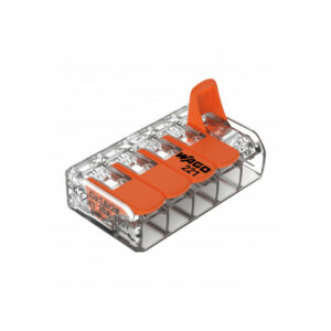 Lot de 25 bornes WAGO 221 Mini 5x4mm² à leviers souple & rigide