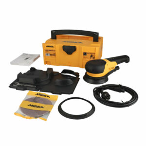 Ponceuse filaire rotative MIRKA MRS6002100CA Deros RS 600 en coffret Diam.150mm