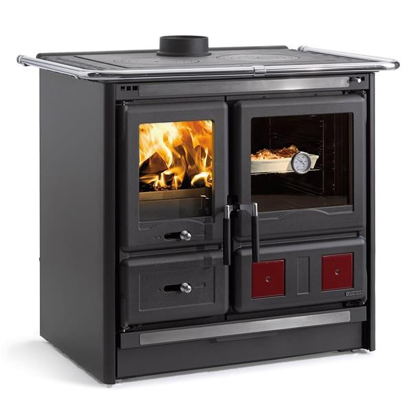 Cuisinière à bois - ROSAL5.0ACIERNOIRANTHRACITE