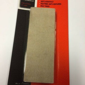 MacLean - Pastilles adhésives anti-scratch en feutre 150x13mm - 12 pièces