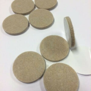 MacLean - Pastilles adhésives anti-scratch en feutre Ø 38mm - 8 pièces