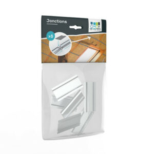 Sachet de 6 jonctions de rails Alu - ÔMUR