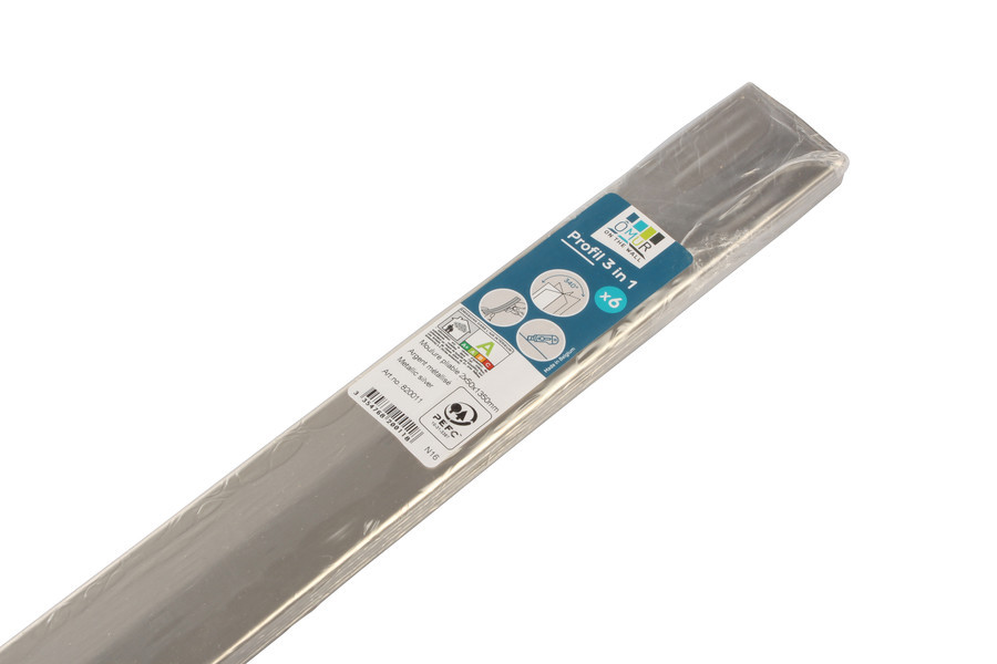 Sachet de 6 profils argent - ÔMUR