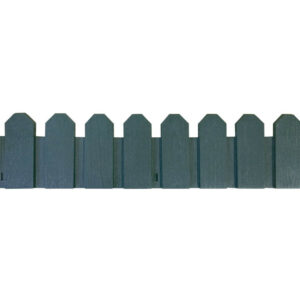 4 bordures flexibles en plastique - Vert - 20x80cm