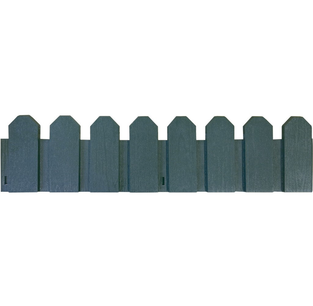 4 bordures flexibles en plastique - Vert - 20x80cm