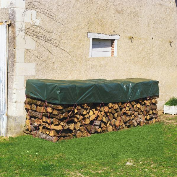 Bâche tas de bois 1.5 x 6 PROTEX WOOD