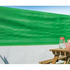 Brise-vue HDPE tissé vert 1,50 x 10 m - 120 g/m² - occultation 95 %