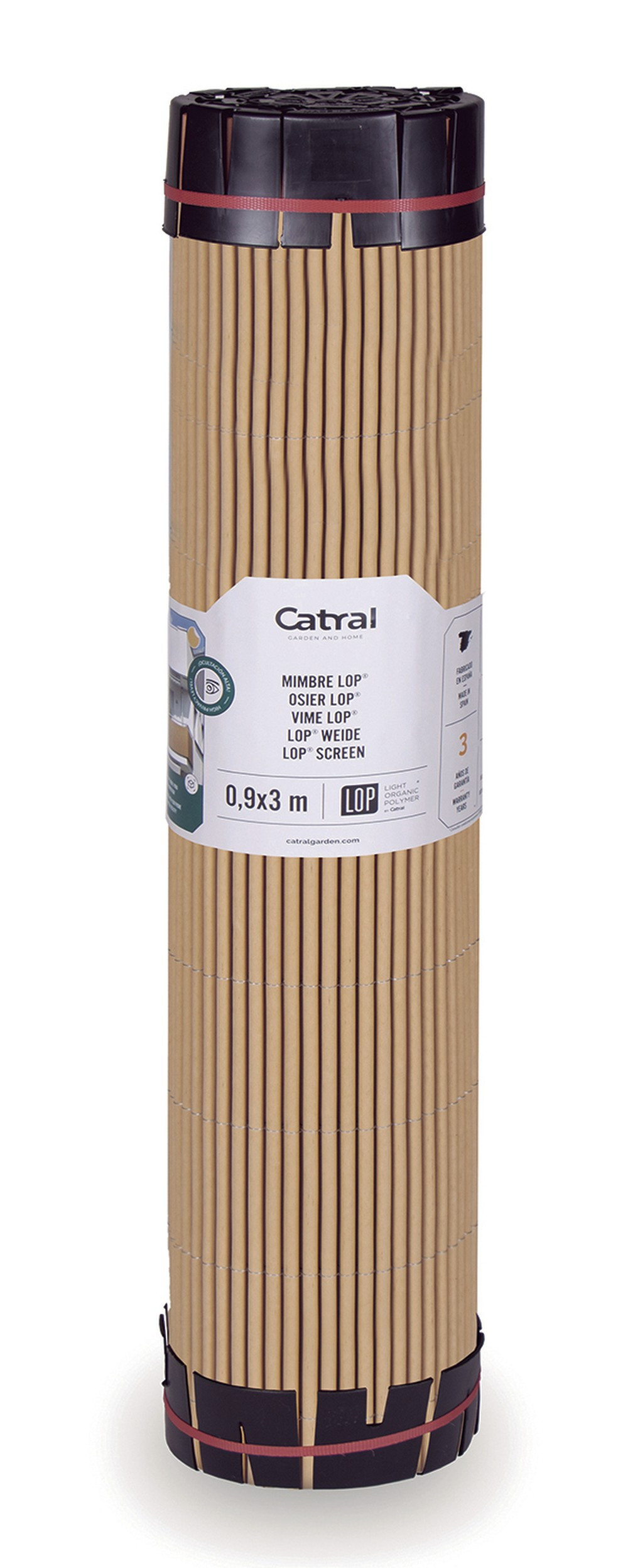 Canisse d'osier semi-synthétique - coloris Bambou - 1,5x3m