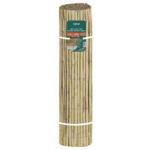 Canisse naturelle demi-ronde 1,5 x 5 m - roseaux fendus - occultation moyenne