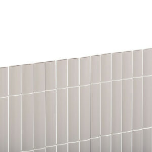 Canisse PVC double face 20mm - Blanc - 1,5x3m