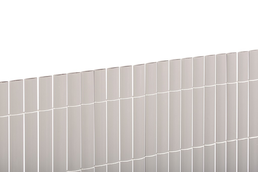 Canisse PVC double face 20mm - Blanc - 1,5x3m