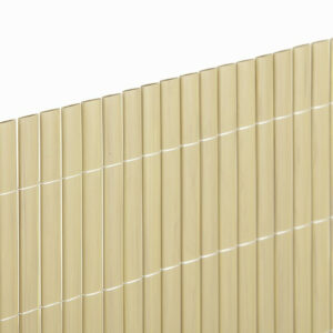 Canisse PVC double face 20mm - coloris Bambou - 1x3m