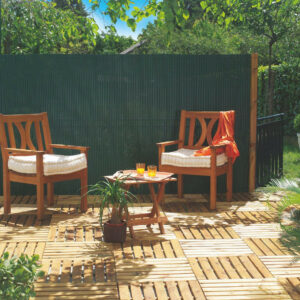 Canisse PVC double face "Plasticane" Bambou - 85 % occultant - 1,50 x 3 m