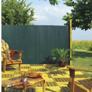 Canisse PVC "Plasticane Single Face" 85 % occultant Grise - 1 x 3 m