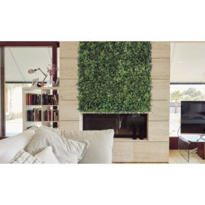 Jardin vertical synthétique Jasmin 1 x 1 m - feuillage fleuri - anti-UV