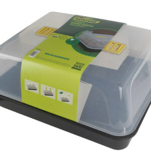 Mini-serre pour semis Rapid Grow en polypropylène - noir/transparent