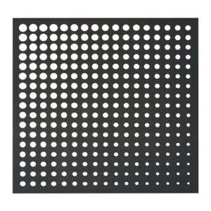 Panneau décoratif Moon anthracite - 1 m carré en résine polypropylène - fixé au mur