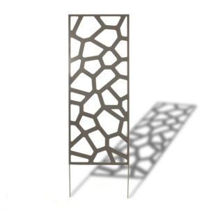 Panneau en métal Deco Panel ardoise - 0,60 x 1,50 m- pose murale ou sur sol meuble