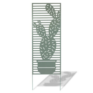 Panneau en métal Deco Panel bleu/vert - 0,60 x 1,50 m - pose murale ou sur sol meuble