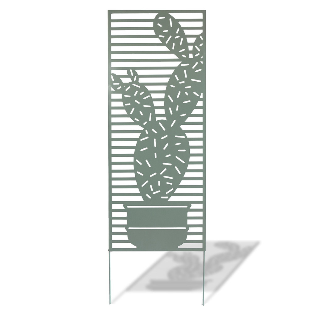 Panneau en métal Deco Panel bleu/vert - 0,60 x 1,50 m - pose murale ou sur sol meuble