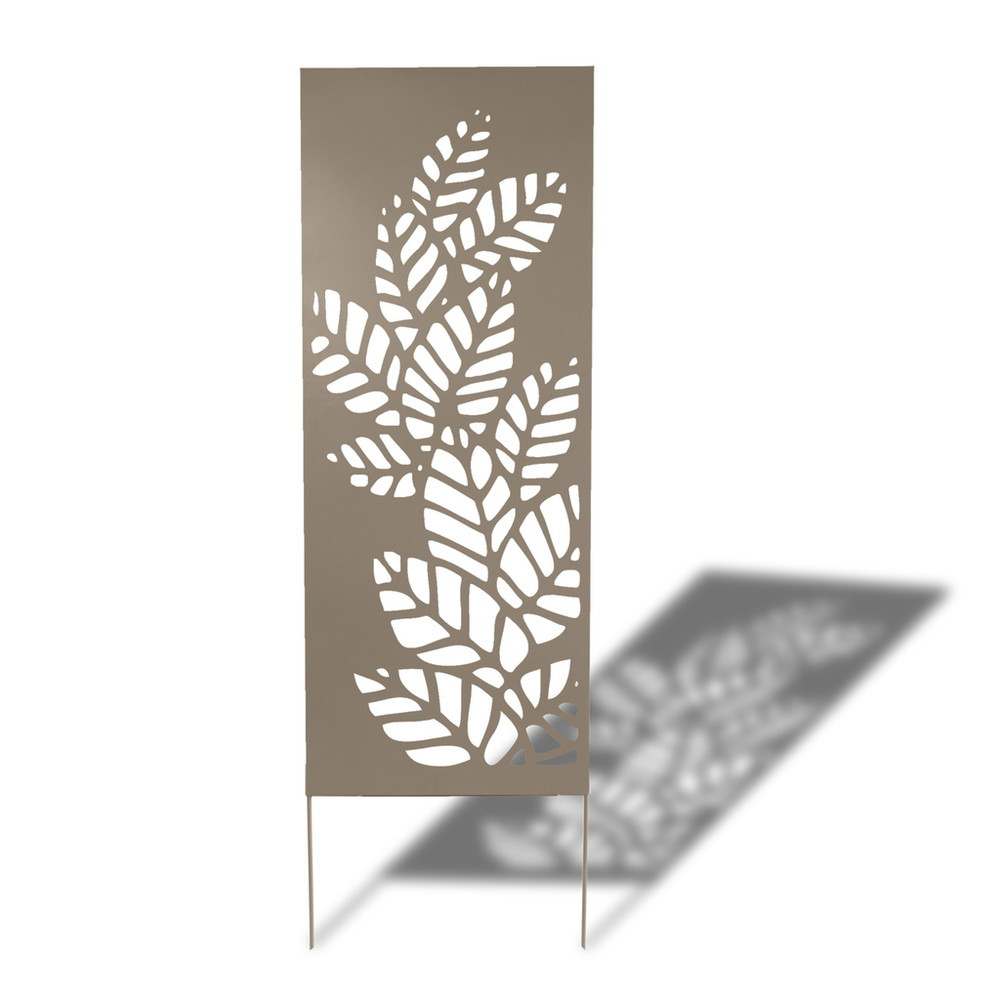 Panneau en métal Deco Panel - Brun - 0,60 x 1,50 m - pose murale ou sur sol meuble