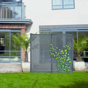 Panneau PRIVAT décoratif - 1 x 2 m - Anthracite
