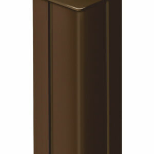 Poteau ALUPOST pour panneaux décoratifs - 1,98 m - aluminium - Rouille