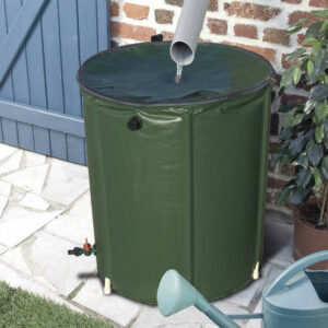 Récupérateur d'eau souple 500L  - Vert - 98x80cm