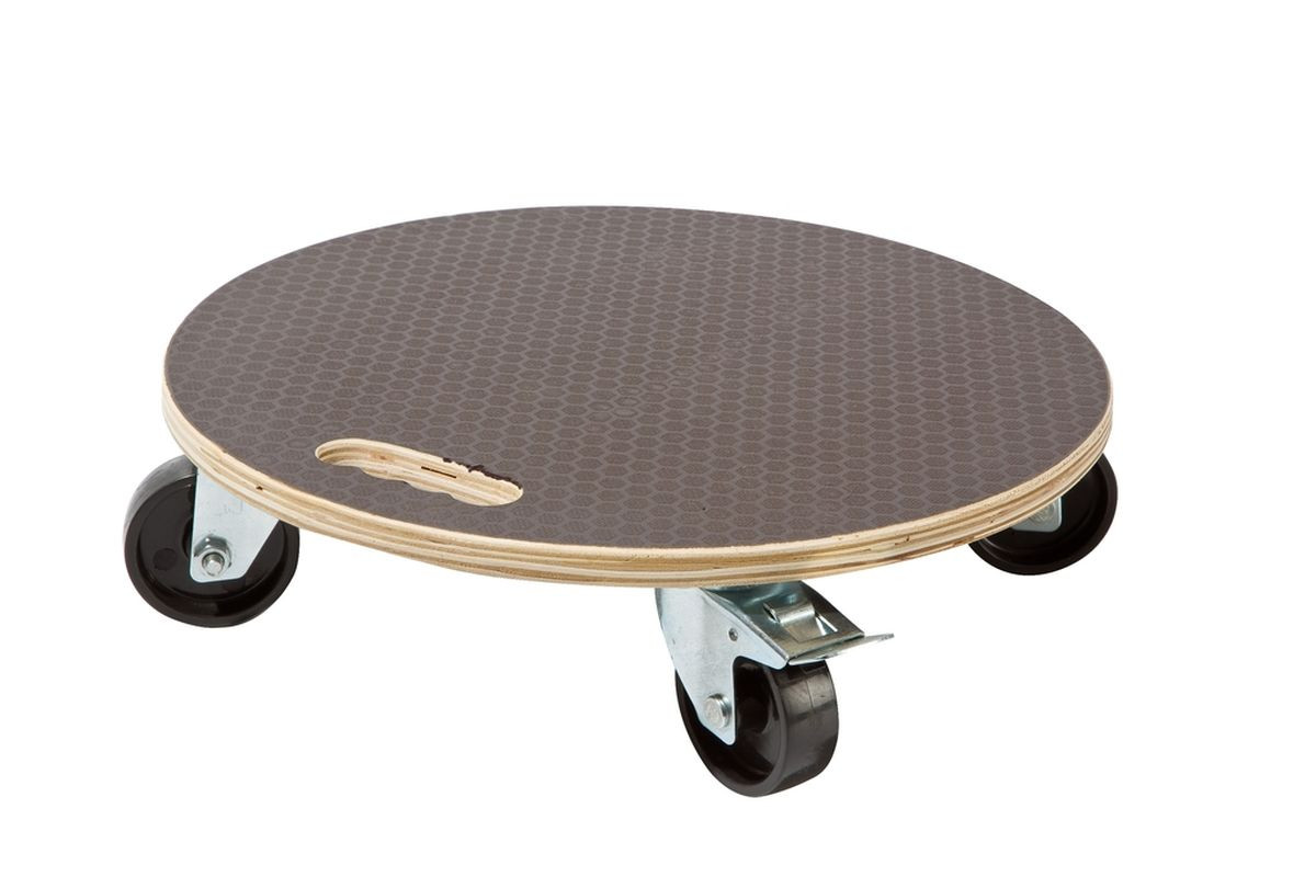 Support à roulettes "Flora Roll Strong" - 40 cm - bois très résistant