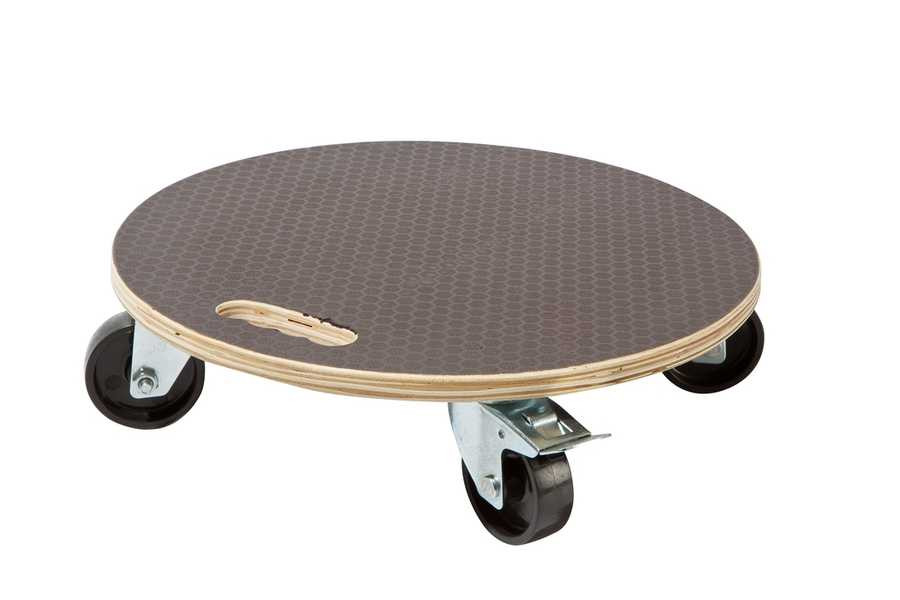 Support à roulettes - "Flora Roll Strong" - 50 cm - bois très résistant